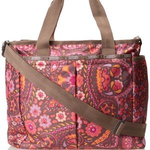 LeSportsac flower child diaper bag